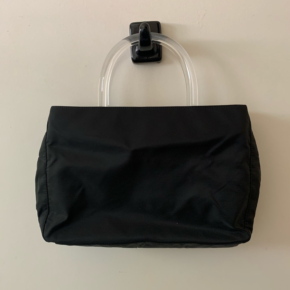 Authentic Vintage Prada Nylon Lucite Tote